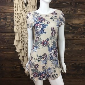 Blush | Floral T-Shirt Dress